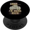 Funny Gym Sayings Men Women Fitness Work Divertente palestra allenamento fitness bodybuilding sport sollevatori di pesi PopSockets PopGrip Adesivo