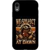 Trash Raccoon Lover Garbage Custodia per iPhone XR Detective procioni che raccogliamo all'alba