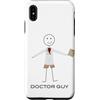 Whyitsme Design Custodia per iPhone XS Max Divertente Uomo Dottore, Dottor Medico Regali Ragazzi