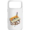 Vintage Cassette Tape and Pencil Rewind Custodia per iPhone 17 Pro Max Nastro a cassetta vintage a matita, stile nostalgico, anni '80 e '90