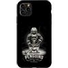 Retro Winter Sports Fan Apparel Custodia per iPhone 11 Pro Max Vintage Hockey su ghiaccio pinguino atleta fan di sport
