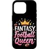 Flo Design Fantasy Football Outfits Custodia per iPhone 16 Pro Fantasy Football Queen Women Fantasy Football Funny Women