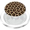 SELFE TEES Impugnatura per telefono, supporto per telefono, motivo leopardato classico PopSockets PopGrip per MagSafe