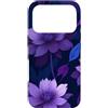 Deep Purple, Lavender & Lilac Flower Gif Custodia per iPhone 17 Pro Motivo floreale botanico scuro con fiori viola