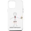 Whyitsme Design Custodia per iPhone 12 Pro Max Divertente Uomo Dottore, Dottor Medico Regali Ragazzi