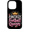 Flo Design Fantasy Football Outfits Custodia per iPhone 14 Pro Fantasy Football Queen Women Fantasy Football Funny Women