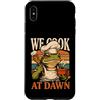 Frog Chef Breakfast Cooking Dawn Custodia per iPhone XS Max Cuciniamo alla cucina mattutina dello chef della rana dell'alba