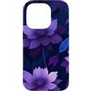 Deep Purple, Lavender & Lilac Flower Gif Custodia per iPhone 14 Pro Motivo floreale botanico scuro con fiori viola