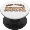 Fall Y'all Mercantile Home Salute Infermiera Autunno Stagione Autunno Tipografia Lett PopSockets PopGrip Adesivo