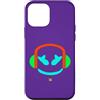JETC-33 Custodia per iPhone 12 mini Divertente DJ Mallow's SmilingFace Flash Arancione
