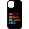 September 2012 Retro Vintage Year 2012 G Custodia per iPhone 12/12 Pro Edizione Limitata Settembre 2012 Compleanno