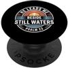 Best Jesus Christian Designs He Leads Me Beside Still Waters PopSockets PopGrip Adesivo