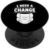 Parent Baby Diaper Funny Quote Diapers Minimalist Baby Parent Diaper i need a change PopSockets PopGrip Adesivo