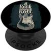 Bahaa's Tee Rock And Roll Graphic Tees - Novelty T-Shirts & Cool Designs PopSockets PopGrip Adesivo