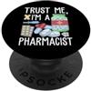 Rx Professional Humor Farmacista sanitario professionale pillole Design PopSockets PopGrip Adesivo
