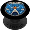 Jimbeels BOAT BALL LINE Canoa Polo Kayak Squadra PopSockets PopGrip Adesivo