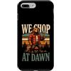 Lumberjack Bear Axe Chopping Custodia per iPhone 7 Plus/8 Plus Tagliamo all'alba Lumberjack Bear