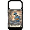 Welder Tarot Card Metal Worker Graphic Custodia per iPhone 17 Pro The Welder Tarocchi Carta Saldatura Scheletro Metalworking Uomini