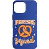 Pretzel Baking Lovers Bavarian German Ce Custodia per iPhone 16 Pro Max Bavarese Pretzel Squad Citazione Divertente Tedesco Pretzel Lovers
