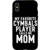 Cymbals Gift / Drummer Gifts for Men and Custodia per iPhone X/XS Piatti Batterista Piatti per batteria