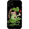 Lily Pad Comfort Co. Custodia per iPhone 11 Merito di essere felice rana positiva