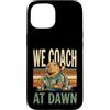 Capybara Lover Animal Team Custodia per iPhone 15 Alleniamo Allenatore Dawn Capybara Sports Team