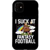 Flo Design Fantasy Football Outfits Custodia per iPhone 11 Fantasy Football Queen Women Fantasy Football Funny Women