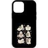 Spooky Halloween Teacher Educator Fall A Custodia per iPhone 12 mini Spooky Ghost Book Reader Club Amante dei libri di Halloween