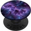 Purple Vaporwave Aesthetic Gifts Viola Spazio Nuvole Midnight Dark Matter Vaporwave PopSockets PopGrip Adesivo