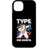 Diabetes Awareness Shirt Diabetic Gifts Custodia per iPhone 14 Plus Divertente Diabete Diabetico Tipo 1 T1D Unicorno One-Derful