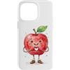 Cute Apple Fruit for Children Kids & Adu Custodia per iPhone 14 Pro Max Mela con cuore grafico simbolo del cuore acquerello