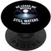 Best Jesus Christian Designs He Leads Me Beside Still Waters PopSockets PopGrip Adesivo