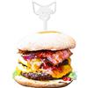 FENNEK Spiedini per hamburger | accessori per griglia in acciaio inox | Made in Germany | 6 pezzi