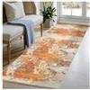 BORKOY Tappeti Runner Passatoia 40x150cm Tappeto Corridoio Lungo Cucina Moderno Antiscivolo Lavabile Arancione Morbido per Ingresso Ufficio Sala Soggiorno Lavanderia e Camera da Letto