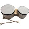 Bongo in legno da 5" e 6" compatti per bambini, adulti,