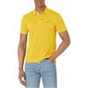 Lacoste Polo da uomo slim fit in petit piqué, Giallo brillante, XXL