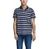 JACK & JONES PREMIUM Jprpaulos Play Stripe Blu. Ss Polo, Polo Uomo, Multicolore (Light Grey Melange Fit: Slim Fit), Medium