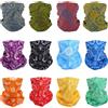 SMEHCF 12 Bandane Multiuso Donna e Uomo Fascia Capelli Passamontagna Sciarpa Mezza Maschera Airsoft Paintball Ghetta Collo Traspirante Lavabile Blu Rosso Arancione Verde Giallo Fiore di Anacardi