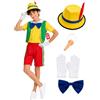 Fun Shack Pinocchio Costume Bambino, Costume Pinocchio Bambino Con Cappello Pinocchio Bambino E Naso Pinocchio Bambino, Vestito Pinocchio Bambino, Costume Carnevale Pinocchio Bambino L