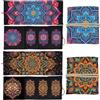 GLOBLELAND 2 pz Mandala Tarocchi Porta carte Fiori Colorati Poliestere Tarocchi Carta Bag Magia Divinazione Grande Sacchetto di Immagazzinaggio Accessori per Carte da Gioco e Tarocchi