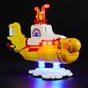 BRIKSMAX Kit di Illuminazione a LED per Lego Yellow Submarine,Compatibile con Il Modello Lego 21306 Mattoncini da Costruzioni - Non Include Il Set Lego.