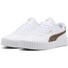 PUMA Sneakers Carina 3.0 Feline da Donna 39, White Soft Taupe Brown