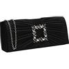 SwankySwans Pochette Chloe da donna, M, Nero, Medium