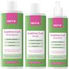 Iniya Shampoo per capelli ricci, maschera e amplificatore di riccioli senza solfato e silicone | Iniya Sublime Curl Kit | Shampoo ricci e curl capelli ricci e crespi | Marchio italiano