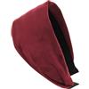 axy Cerchietto largo per capelli con flanella leggera, splendida fascia per capelli da donna, HR10A (rosso, extra larga)