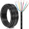 SPARKMOTO Cavo rimorchio 7 Poli 20M, Cavo luci rimorchio 7 conduttori, 80V 48V 24V 12V Cavo 7 Poli per rimorchio,Cavo per Veicolo 7 x 0,5 mm²