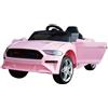 LEAN TOYS Auto Elettrica per Bambini Sportiva EVA LED MP3 USB SD Con Telecomando Rosa