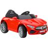 LEAN TOYS Auto Elettrica Per Bambini SUV Auto RC 2x Motore Ruote EVA LED Bluetooth USB MP3