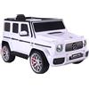LEAN TOYS Mercedes G63 Auto Elettrica per Bambini SUV Eva Pelle LED MP3 Telecomando