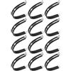 M METERXITY 12 Pcs Fascette Per Cavi 2-3/8 Pollici 60 mm Fascette | A Forma Di R, 304 Acciaio Inossidabile, Con Cuscinetto In Gomma Isolato, Supporto Di Tubi/Cavi/Condutture/Anelli